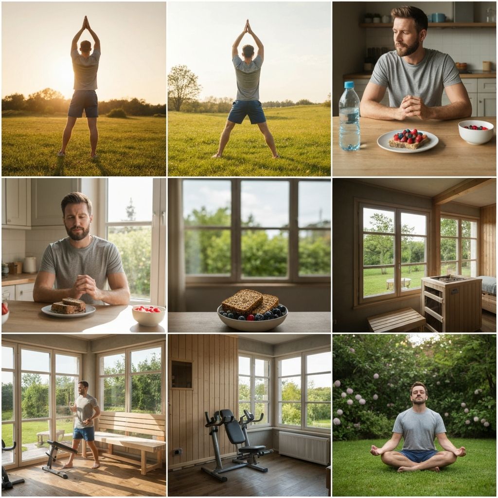 Food supplements and vitamins guidance for men